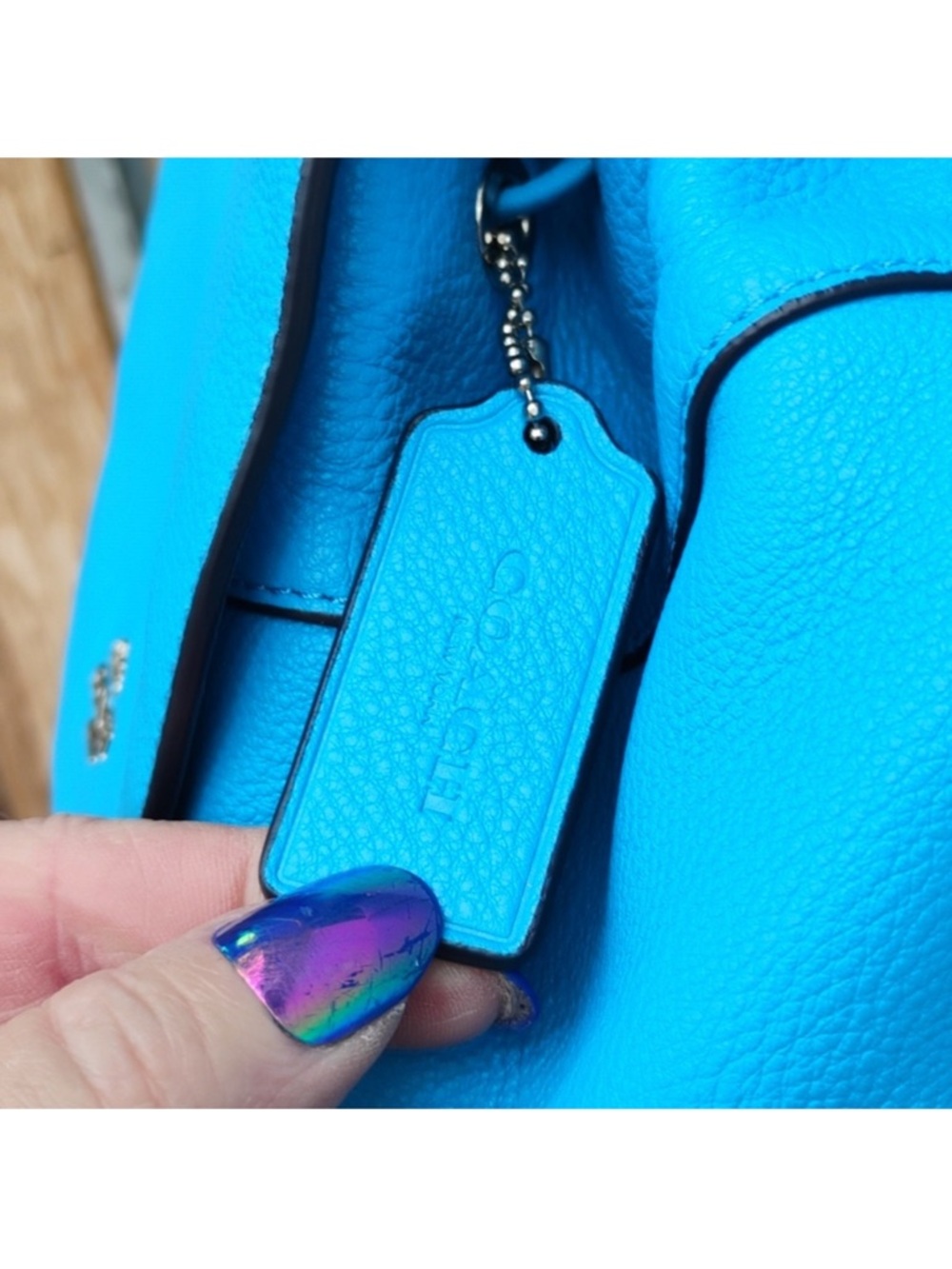 Coach gorgeous Billie Pebble leather like new backpack free shipping - Picture 8 of 16
